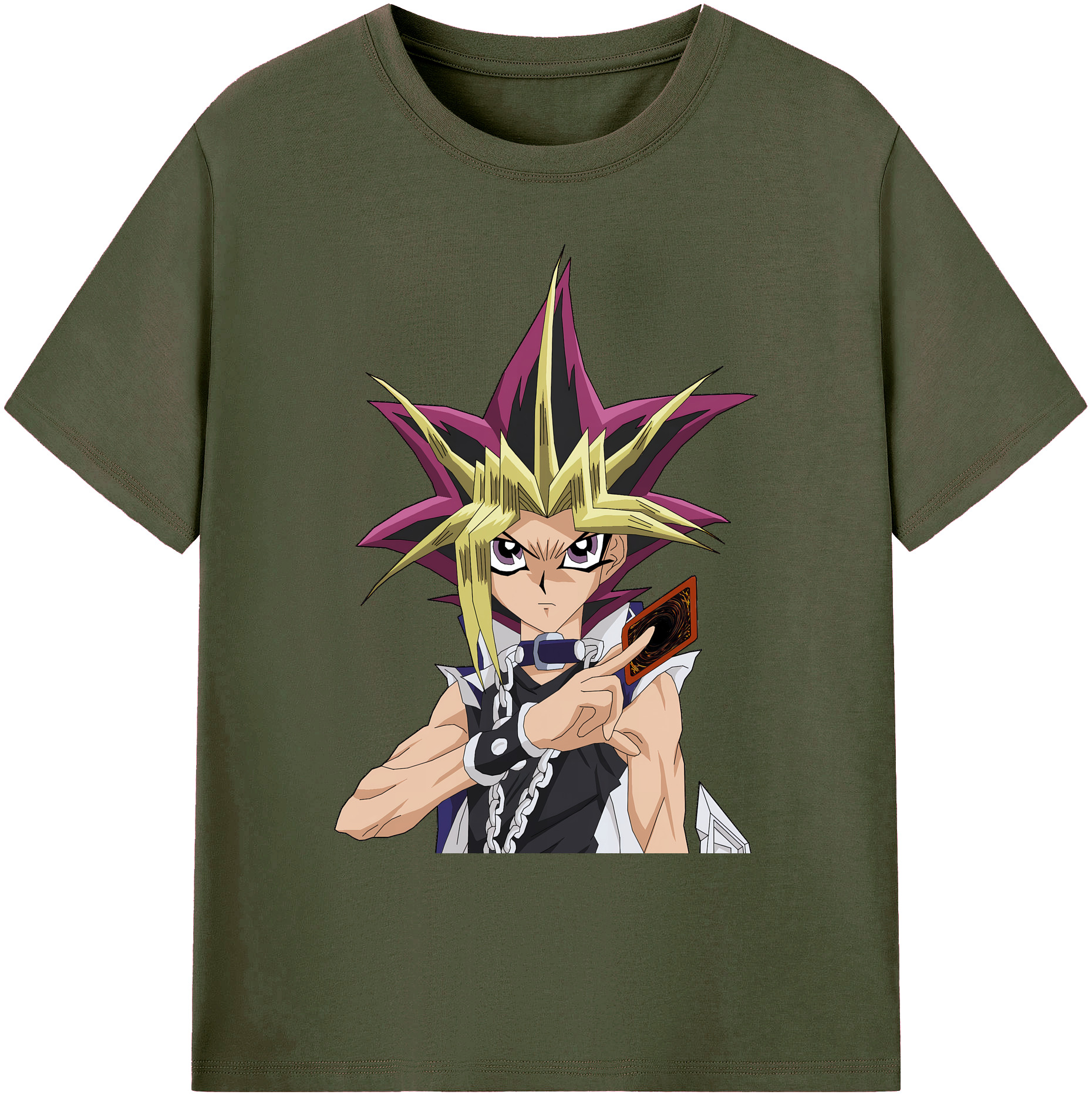 （画像用） 遊☆戯☆王 Yu-Gi-Oh! 綿100％ メンズ半袖Tシャツ｜肌触りやわらか＆通気性